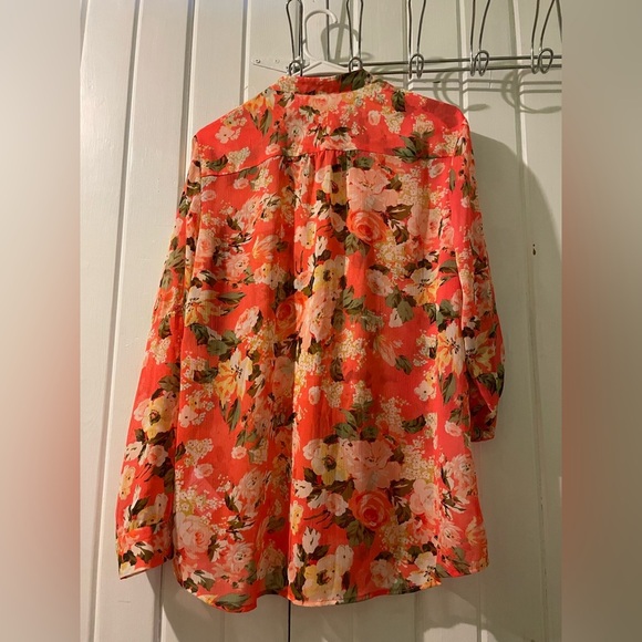 KUT from the Kloth chiffon blouse-large like new - Picture 5 of 8